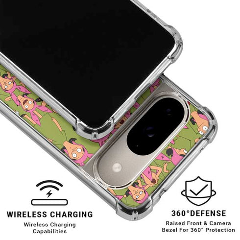 Bobs Burgers Louise Belcher Google Pixel 10 Clear Case